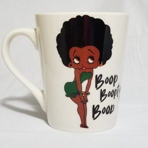 Afrocentric Betty Boop Coffee Mug 14oz | Retro Cartoon Black Art Cup